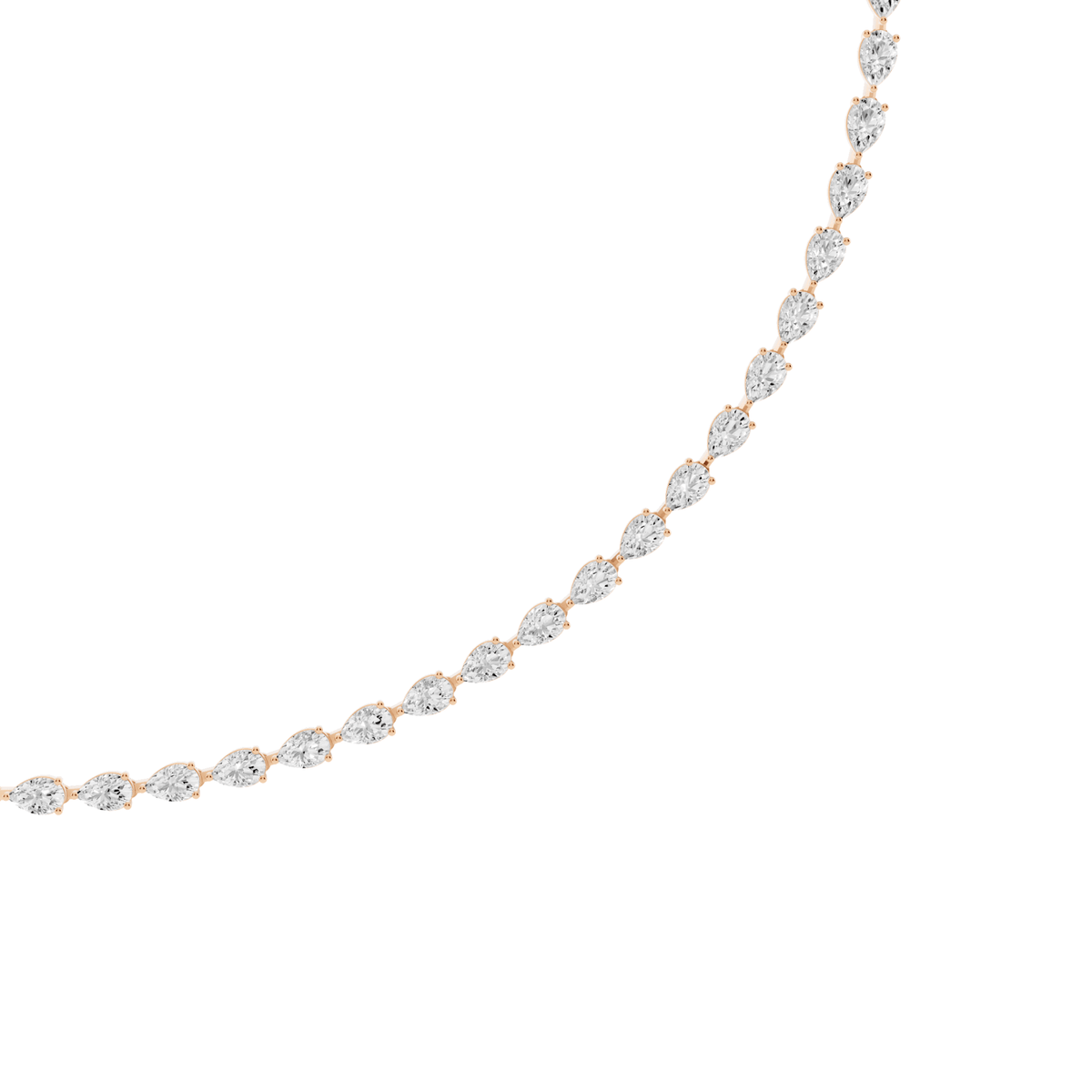 Spaced Lab-Grown Diamond Collar Necklace