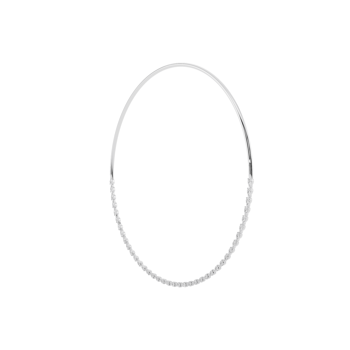 Spaced Lab-Grown Diamond Collar Necklace