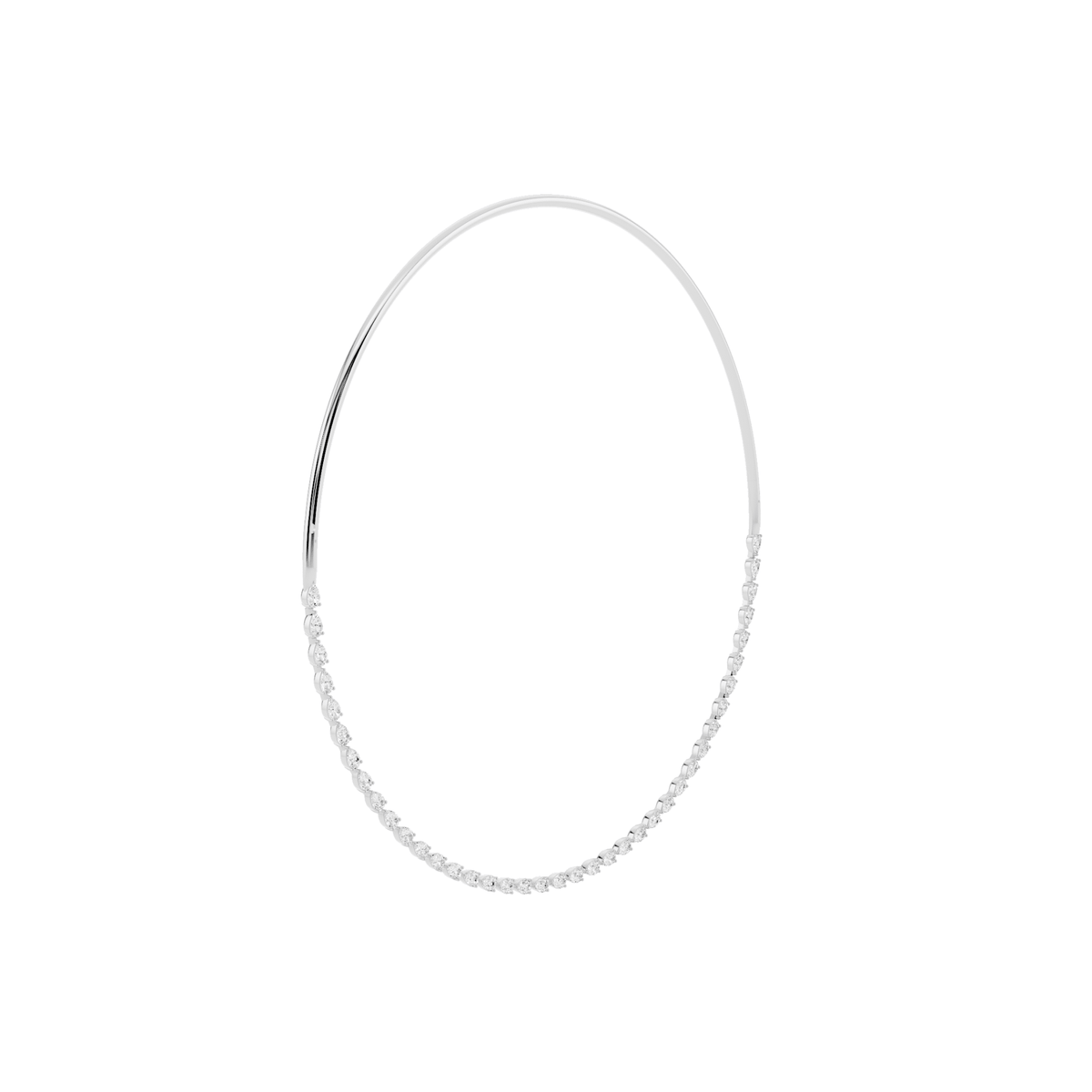 Spaced Lab-Grown Diamond Collar Necklace