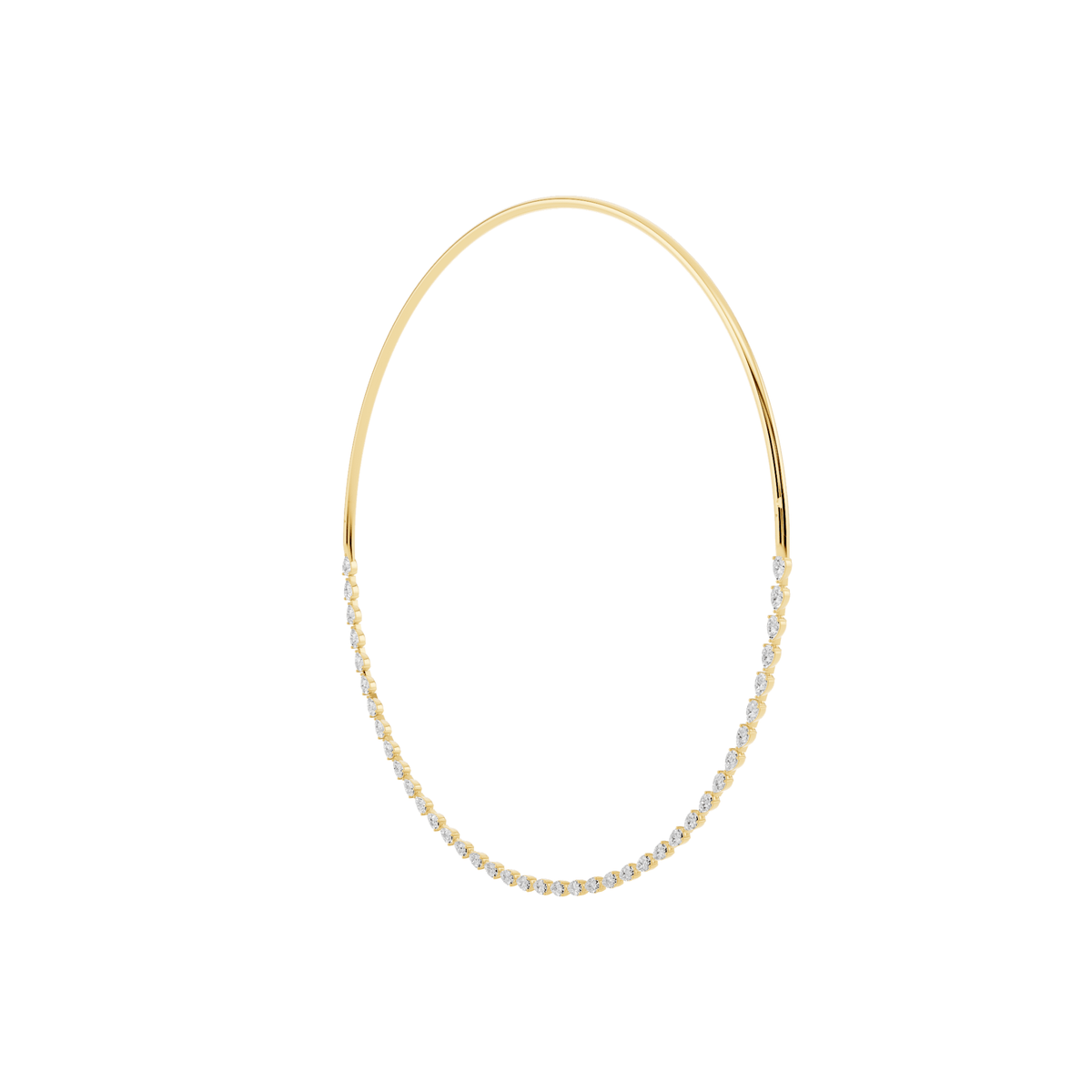 Spaced Lab-Grown Diamond Collar Necklace