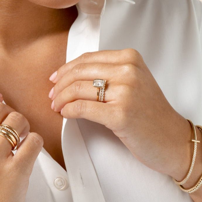 The Golden Frame Engagement Ring