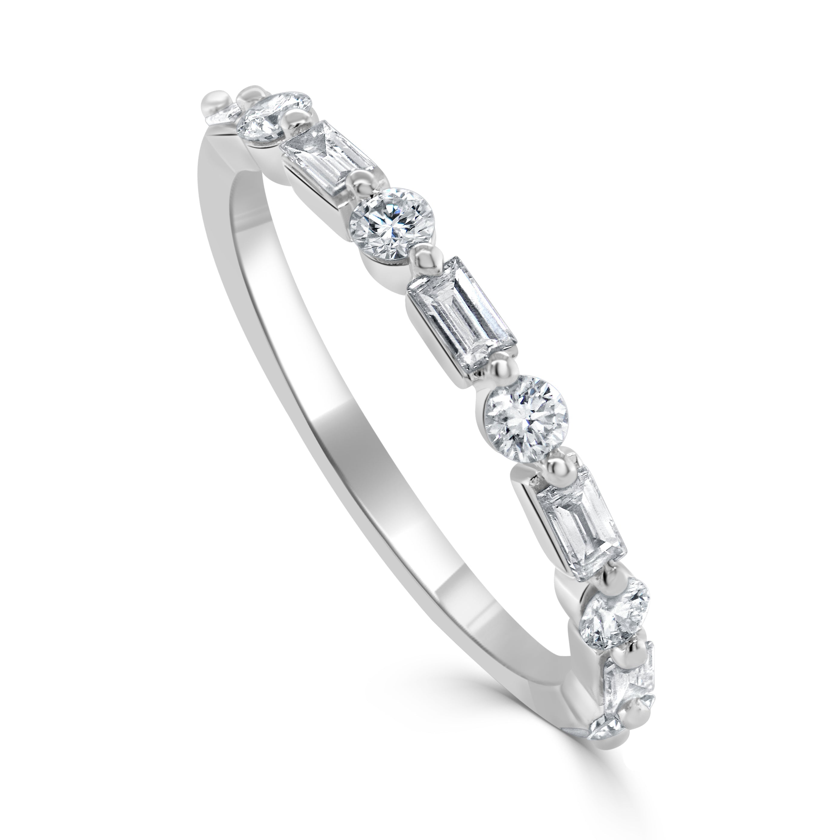 Baguette Diamond Stackable Ring