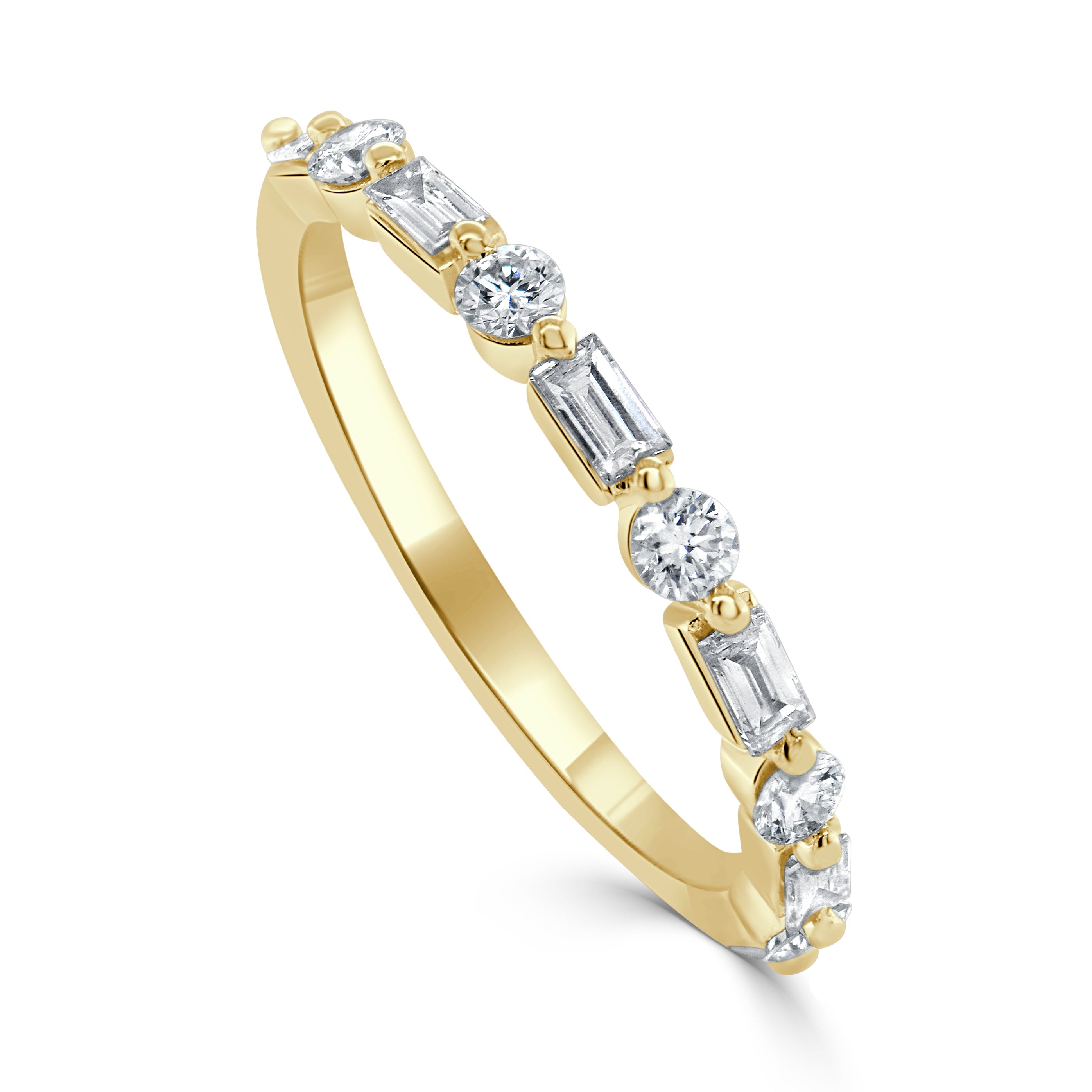 Baguette Diamond Stackable Ring