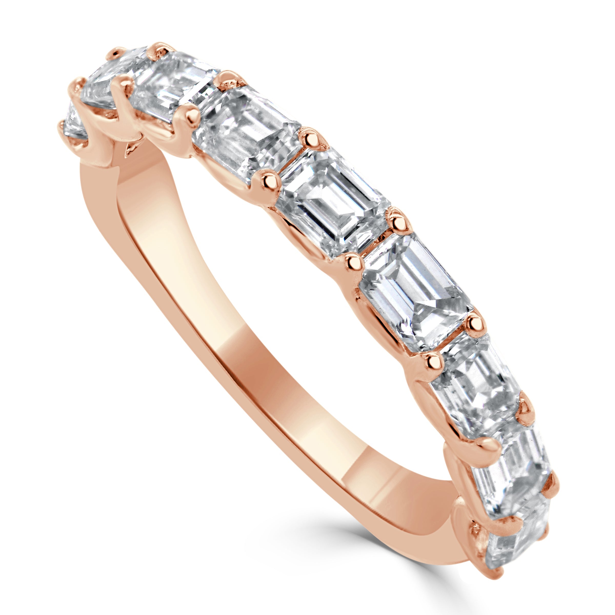 Emerald-Cut Oval Diamond Ring
