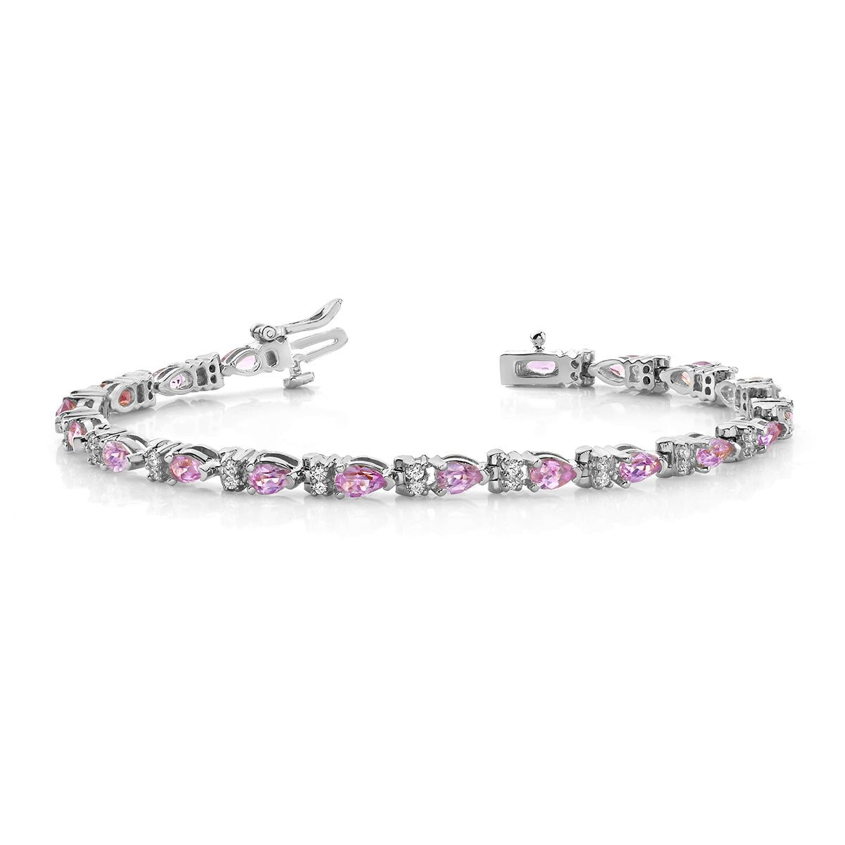 Pear And Diamond Bracelet