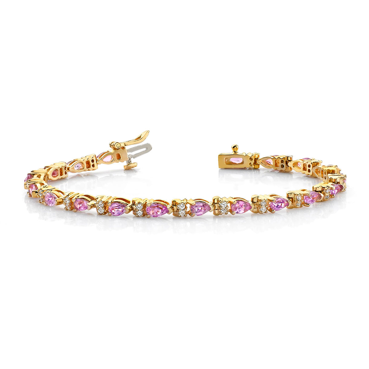 Pear And Diamond Bracelet