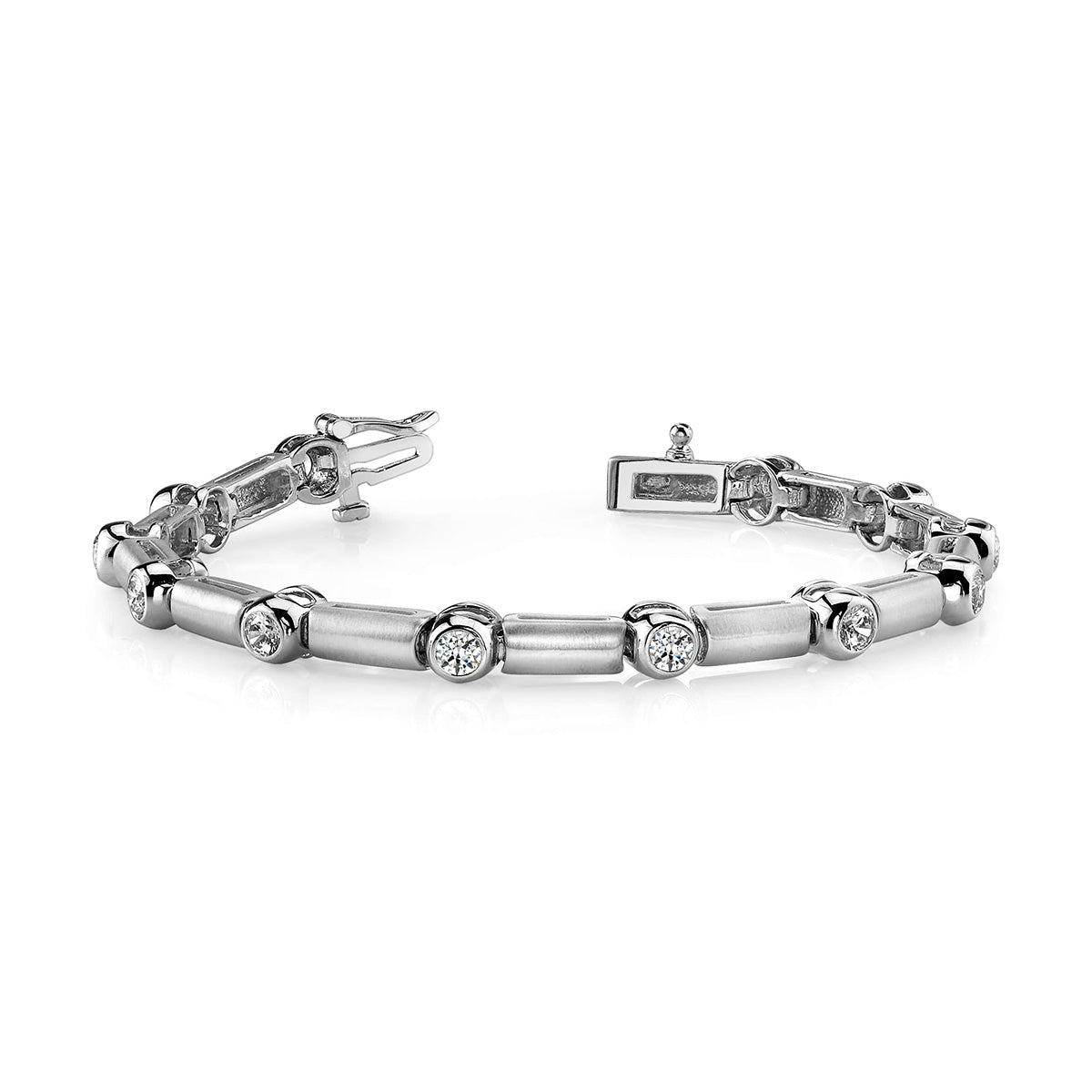 Diamond And Bar Bracelet