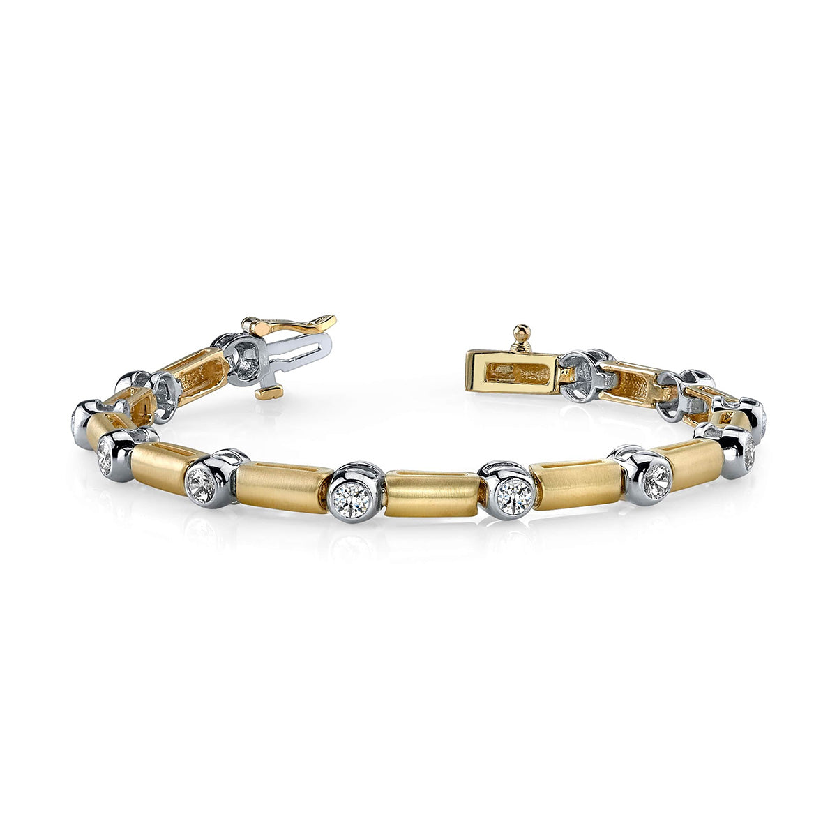 Diamond And Bar Bracelet