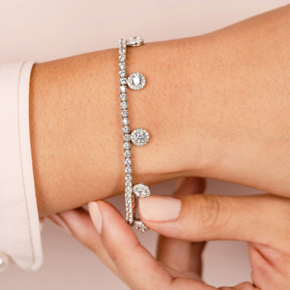 Midnight Dreams Diamond Charm Bracelet