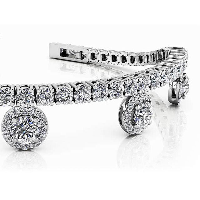 Midnight Dreams Diamond Charm Bracelet