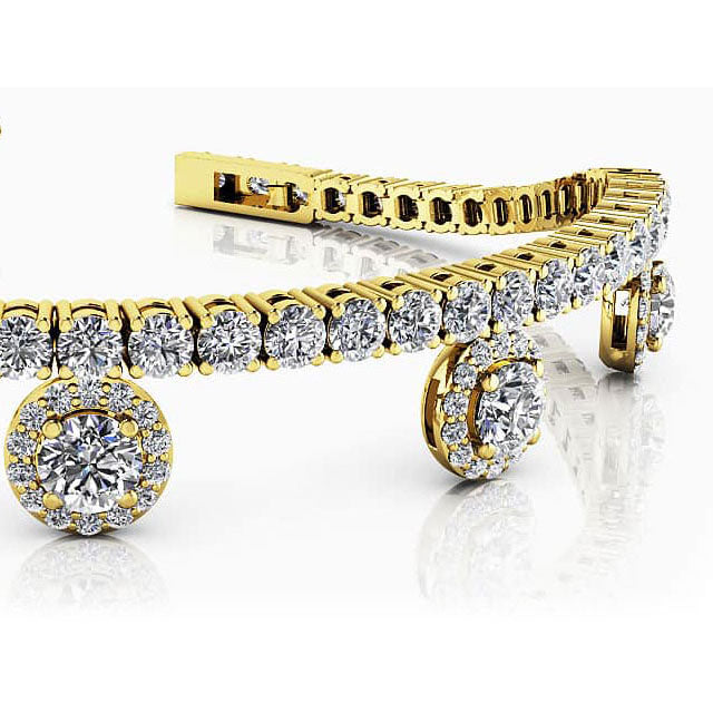 Midnight Dreams Diamond Charm Bracelet