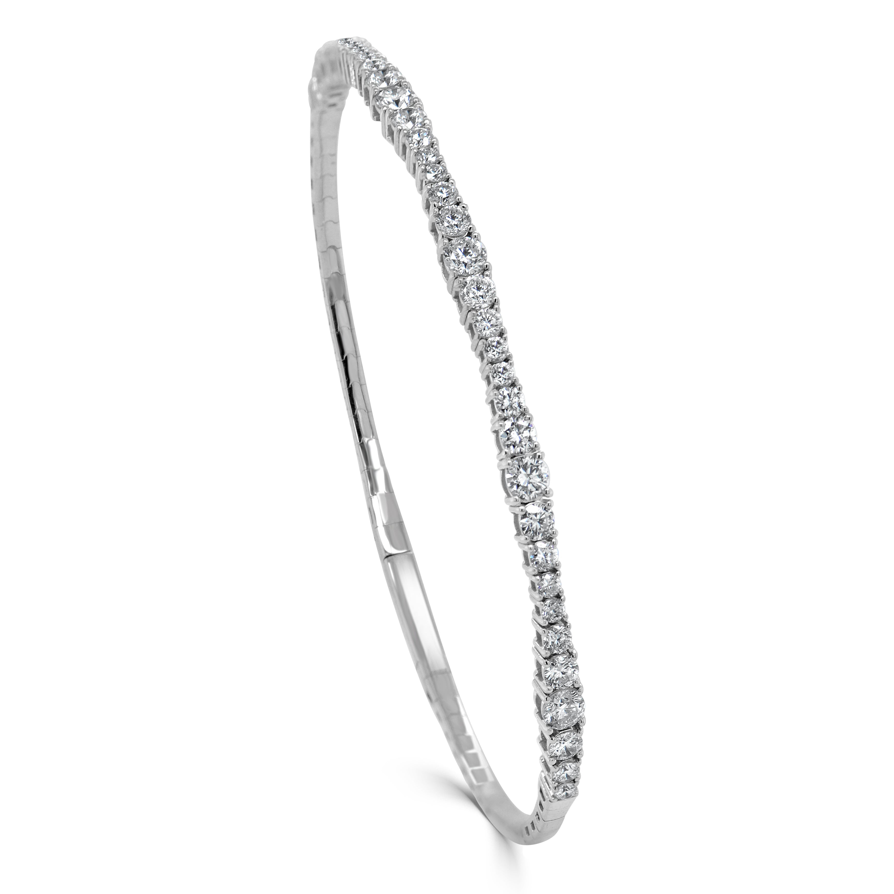 Diamond Flexible Bangle