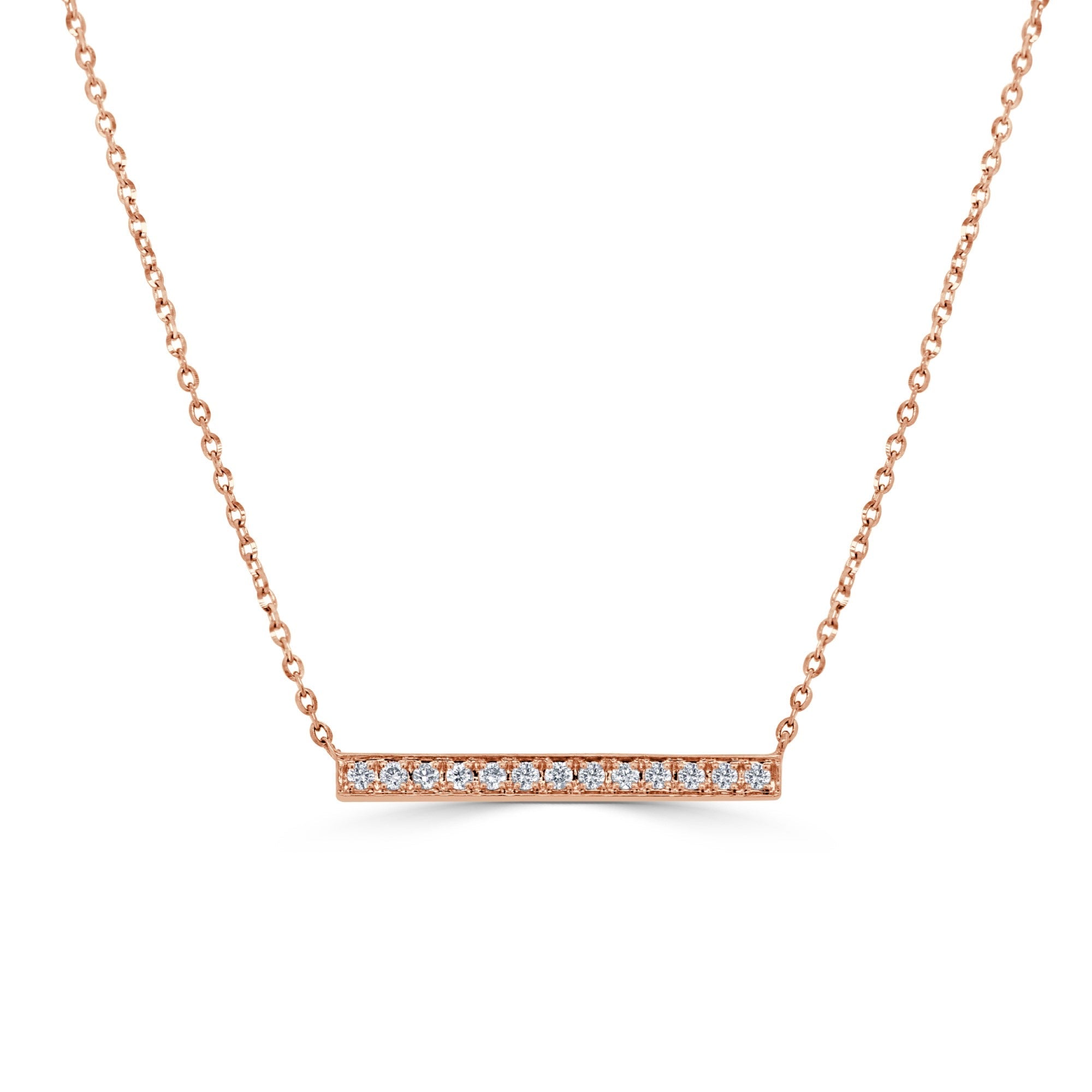 Diamond Bar Necklace