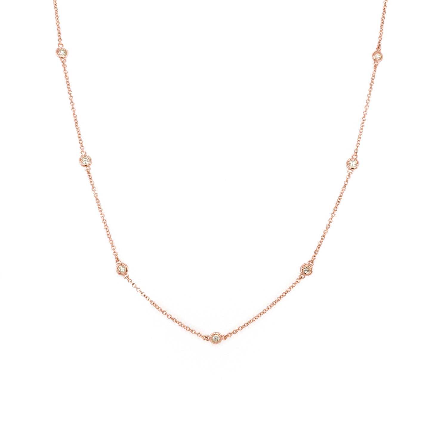 Diamond Station Necklace