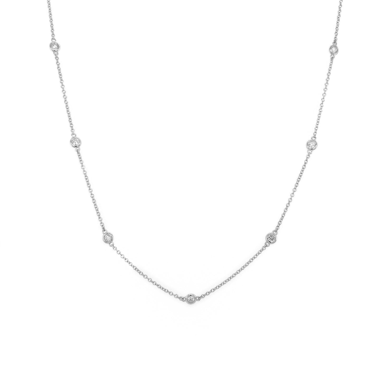 Diamond Station Necklace