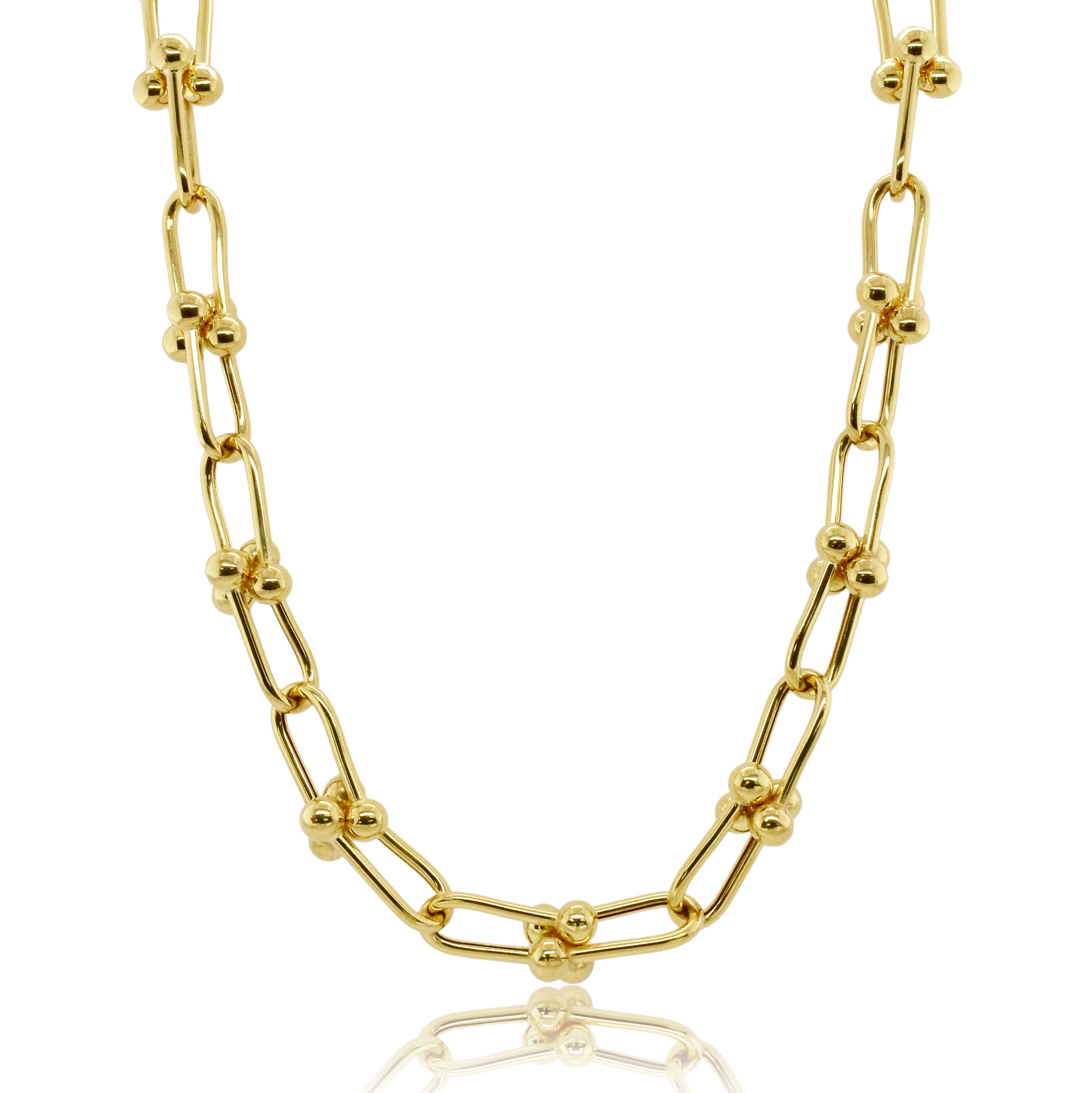 Link Bead Chain Necklace (Large)