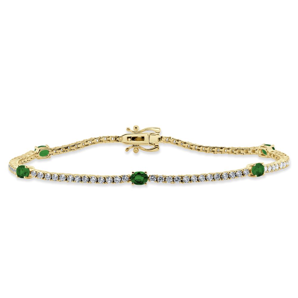 Diamond Emerald Bracelet