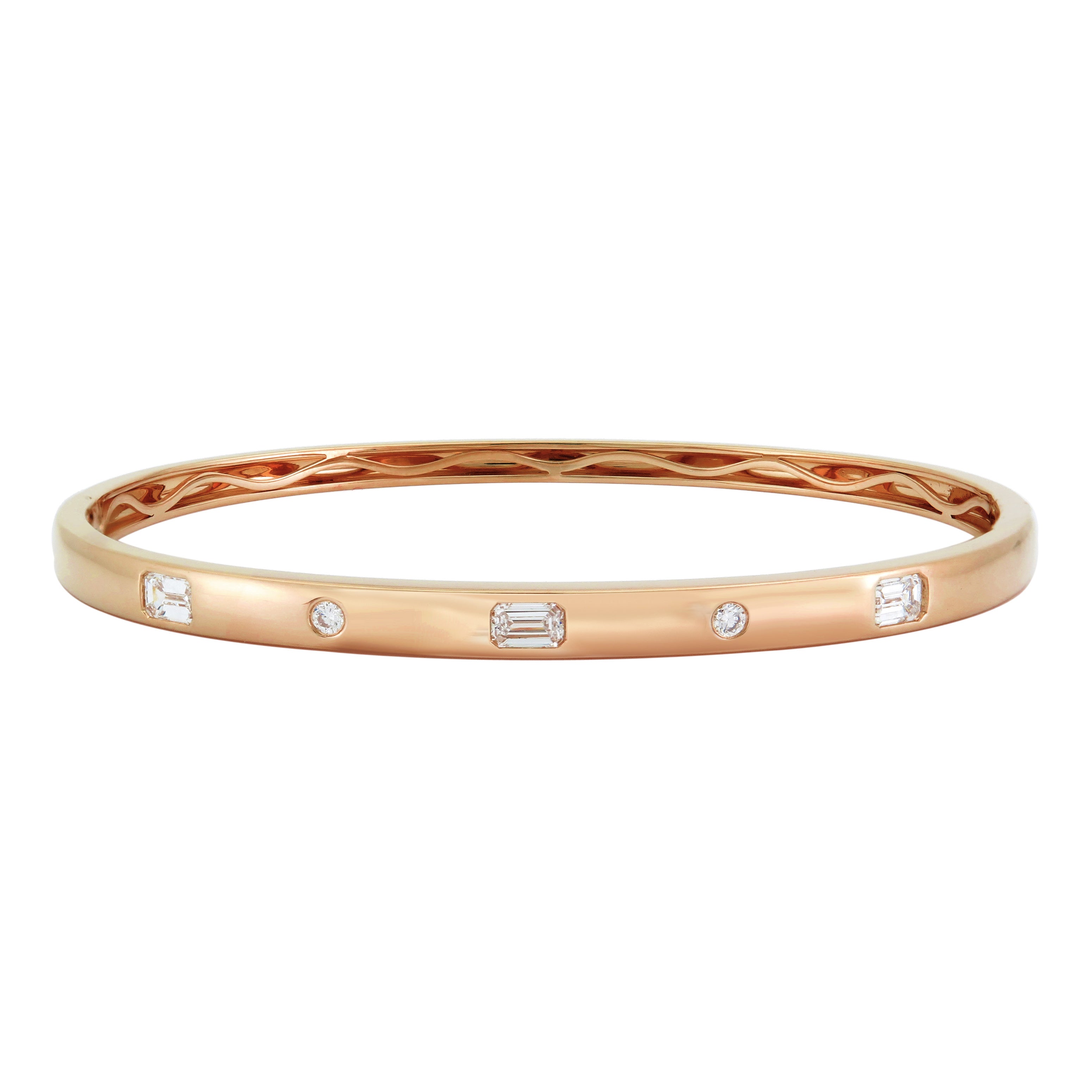 Fancy-Shape Diamond Bangle