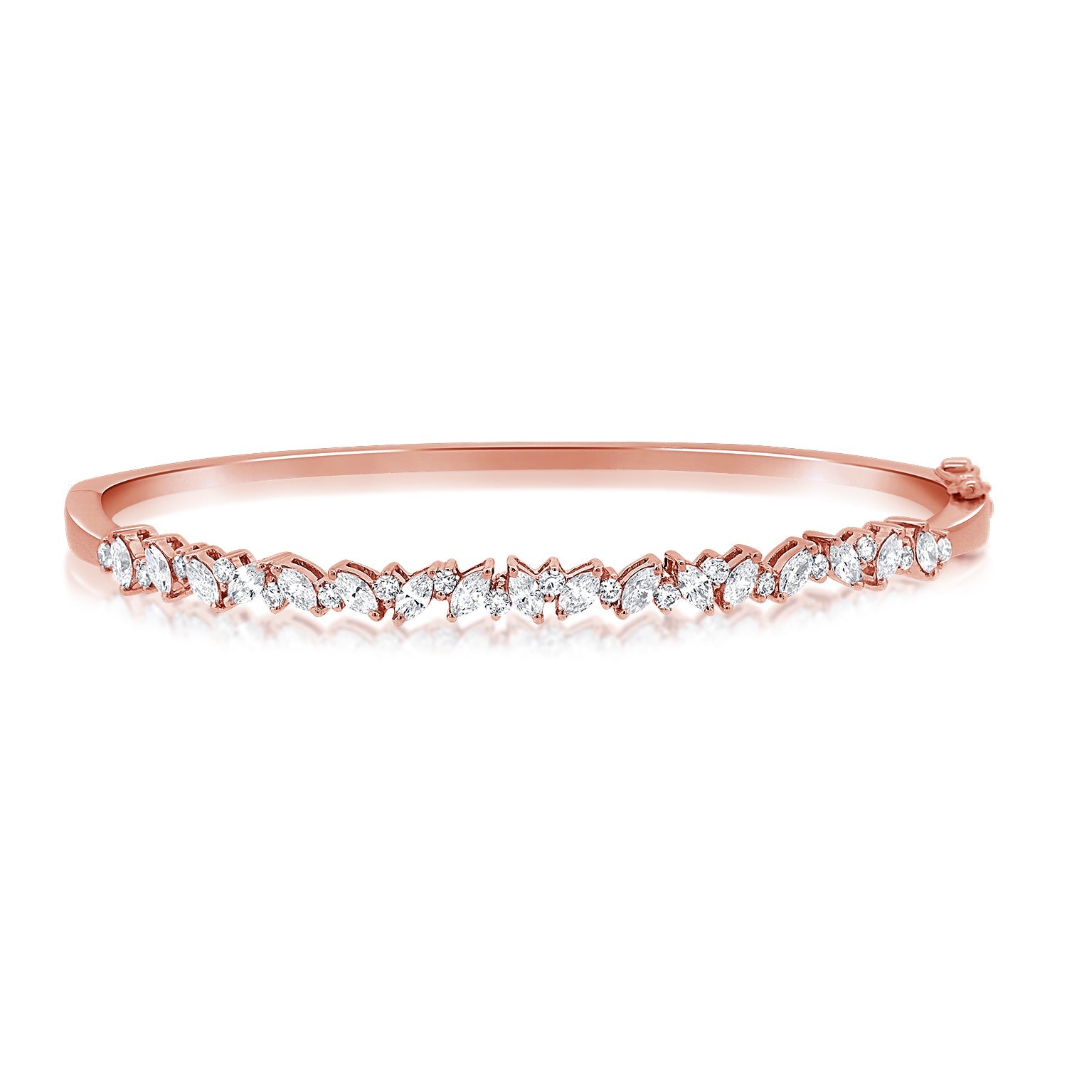 Fancy-Shape Diamond Bangle