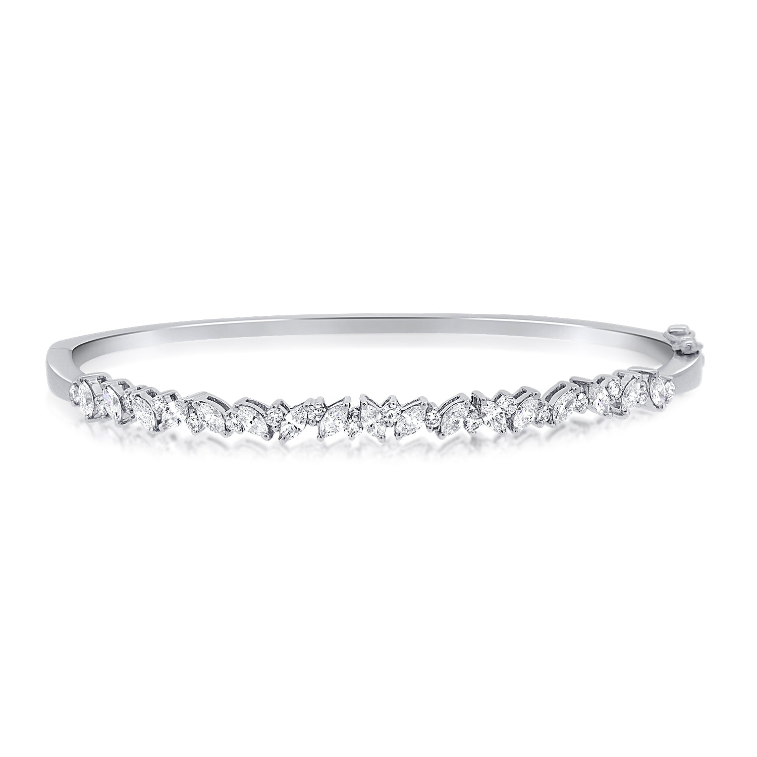 Fancy-Shape Diamond Bangle