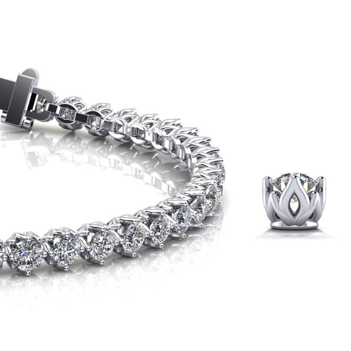 Elegant Lily Diamond Tennis Bracelet