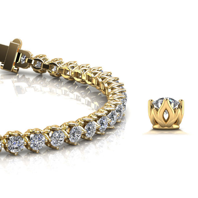 Elegant Lily Diamond Tennis Bracelet