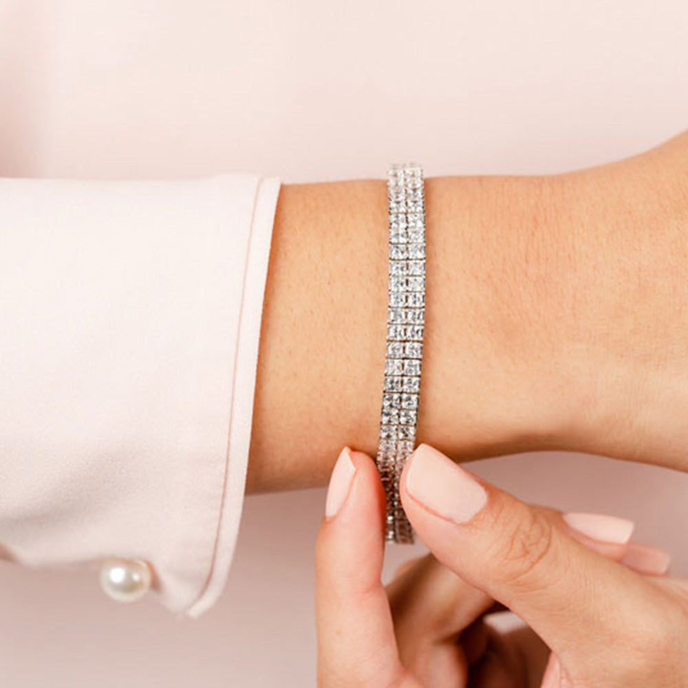 Endless Dreams Princess Cut Tennis Bracelet