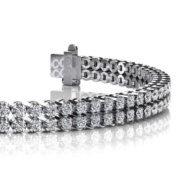 Double Row Diamond Bracelet