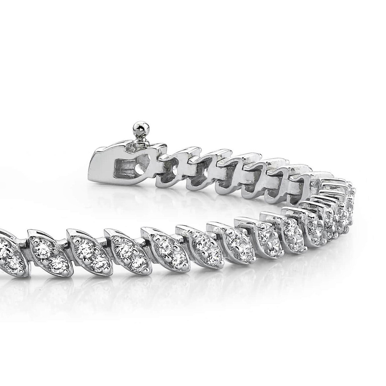 Two Peas In A Pod Diamond Bracelet