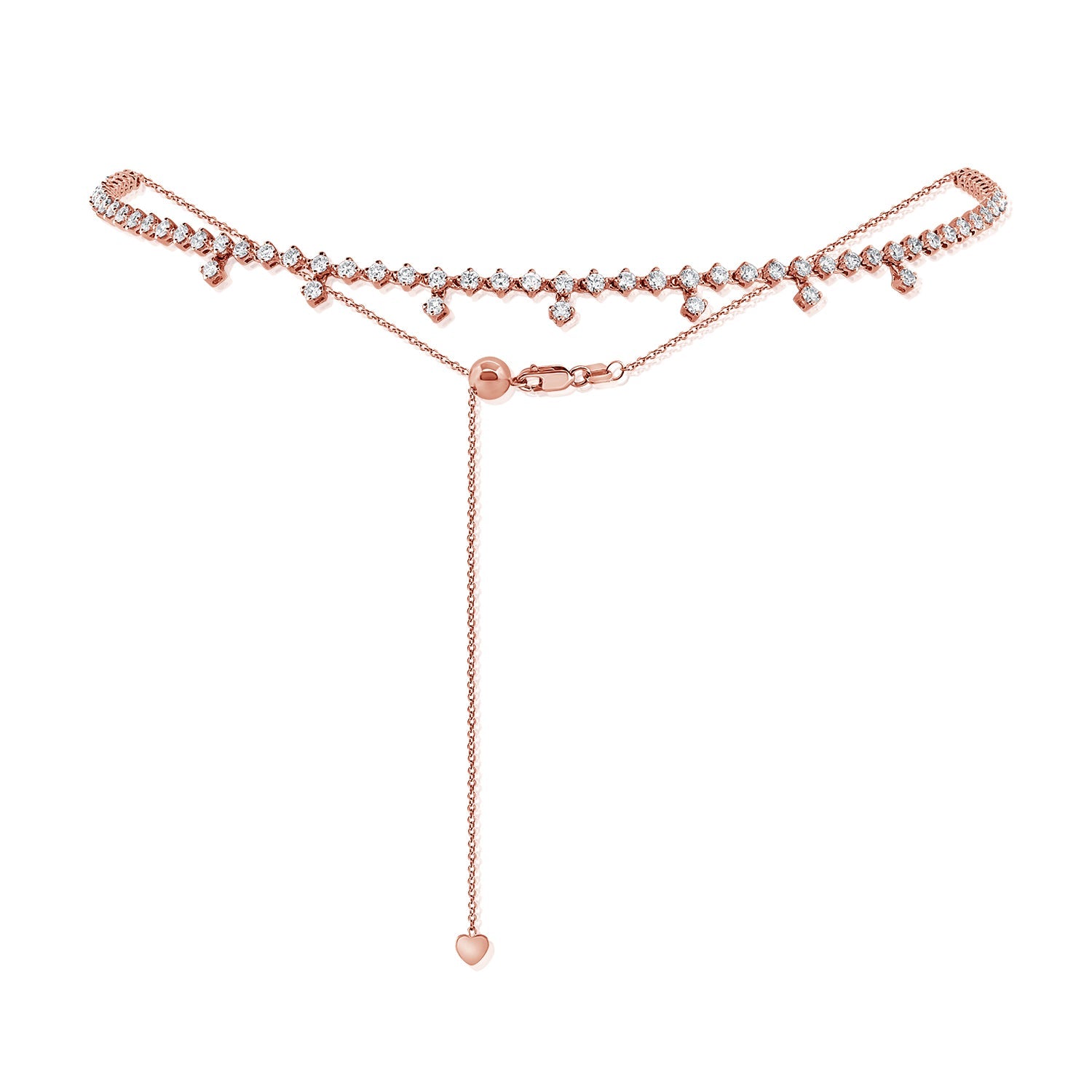 Diamond Adjustable Choker Necklace