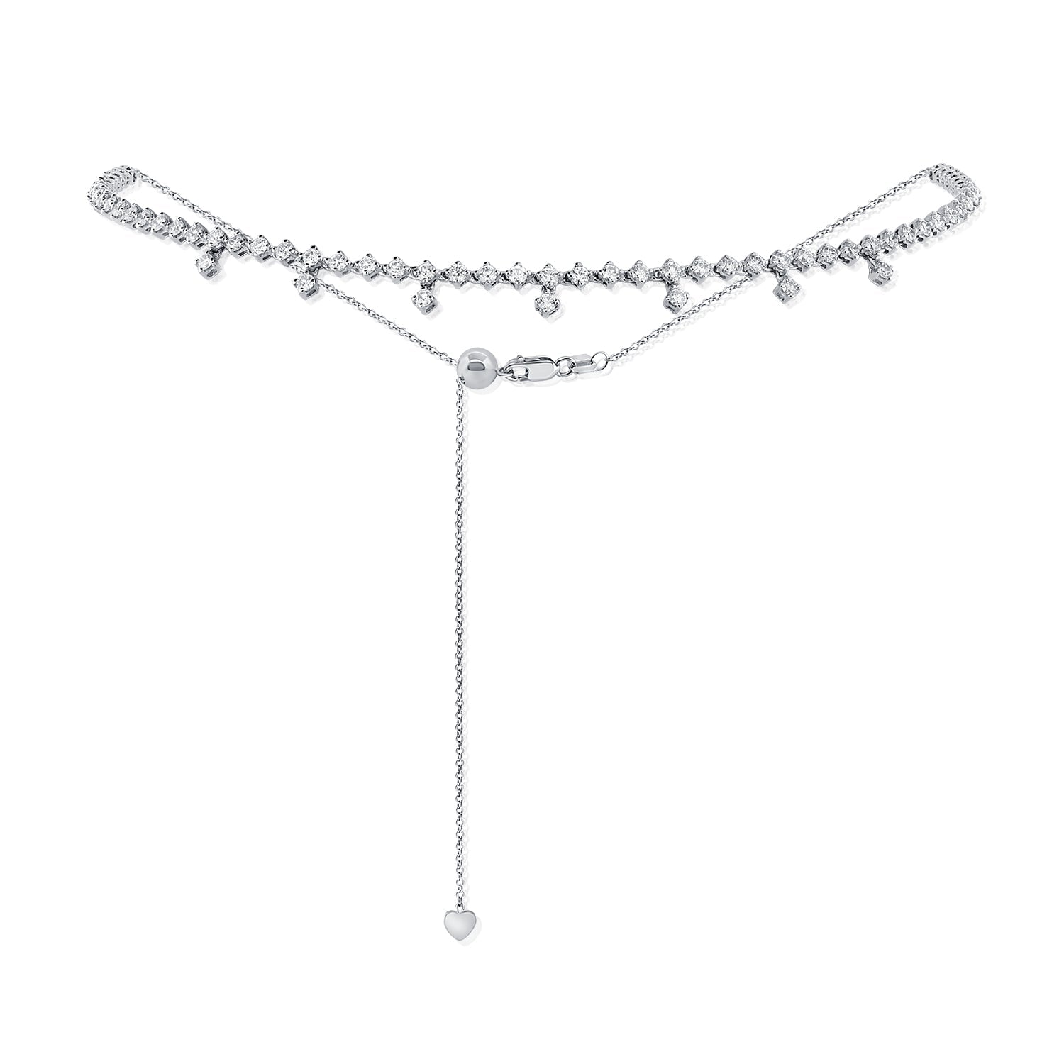 Diamond Adjustable Choker Necklace