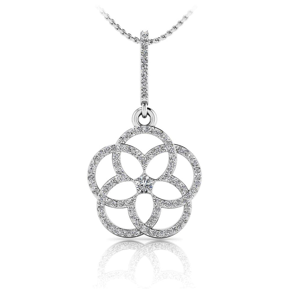 Love Blossom Diamond Pendant 