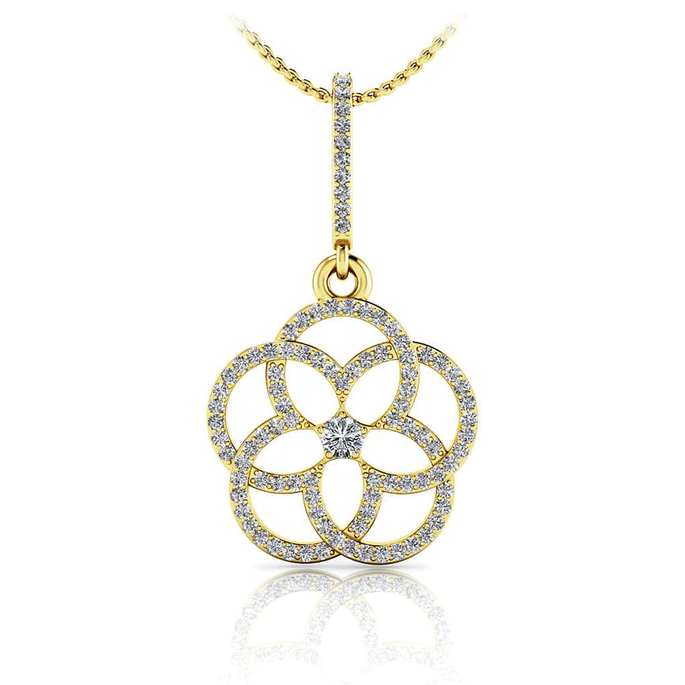 Love Blossom Diamond Pendant 