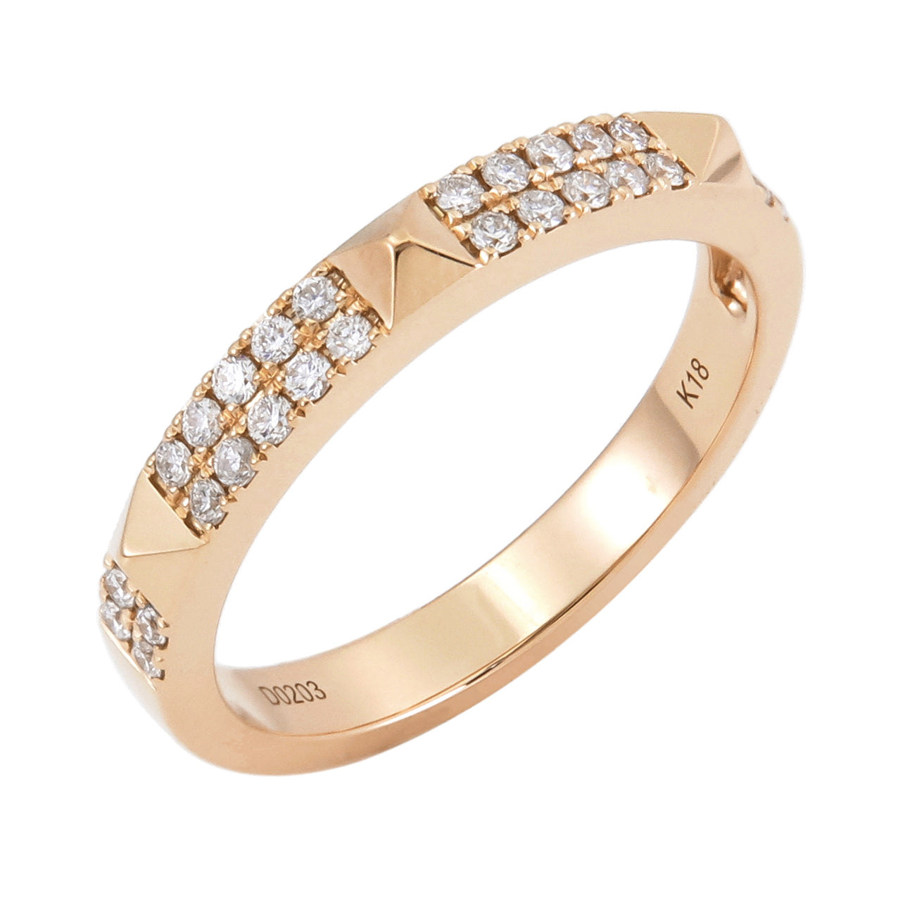 Diamond Studded Stackable Ring