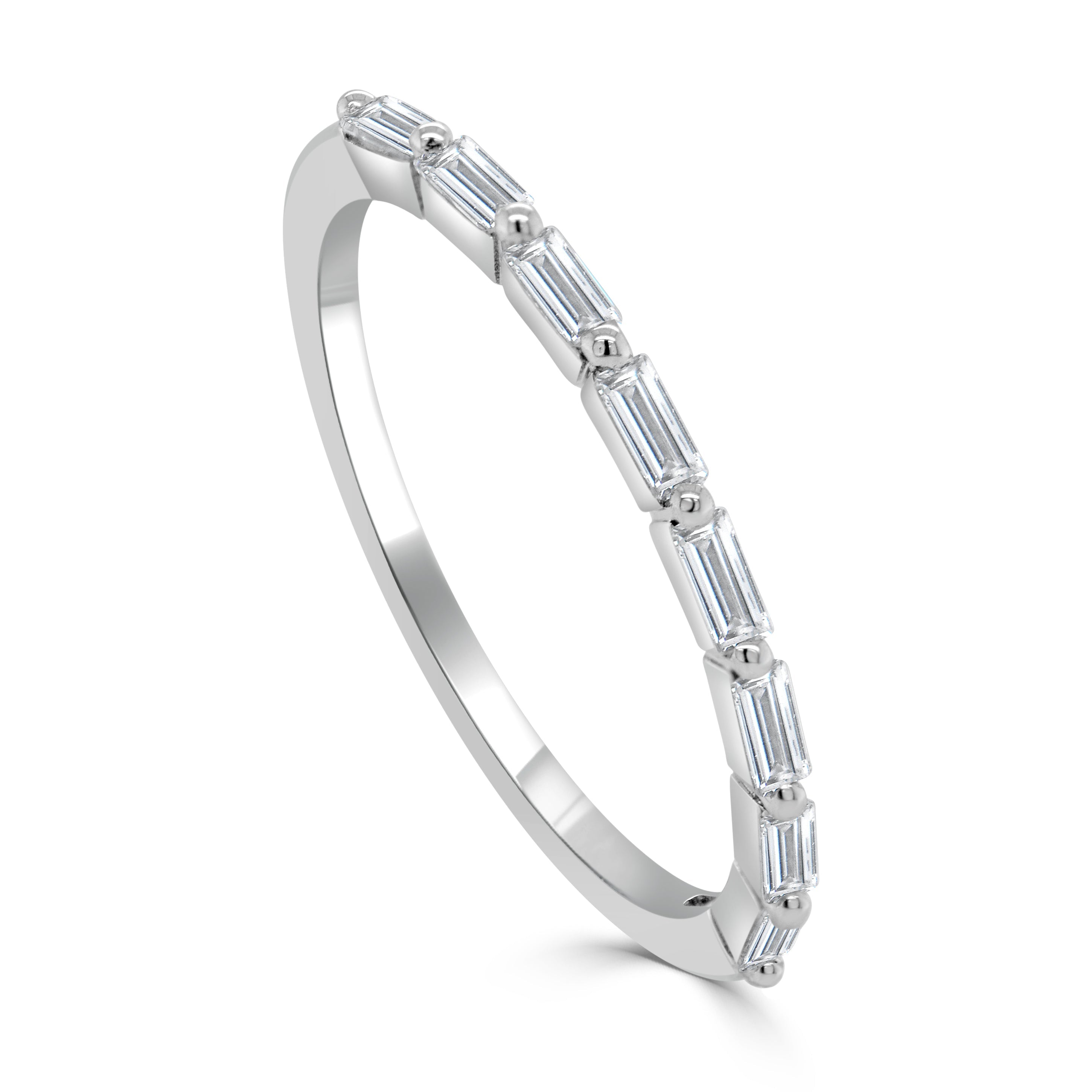 14k Gold & Baguette Diamond Ring