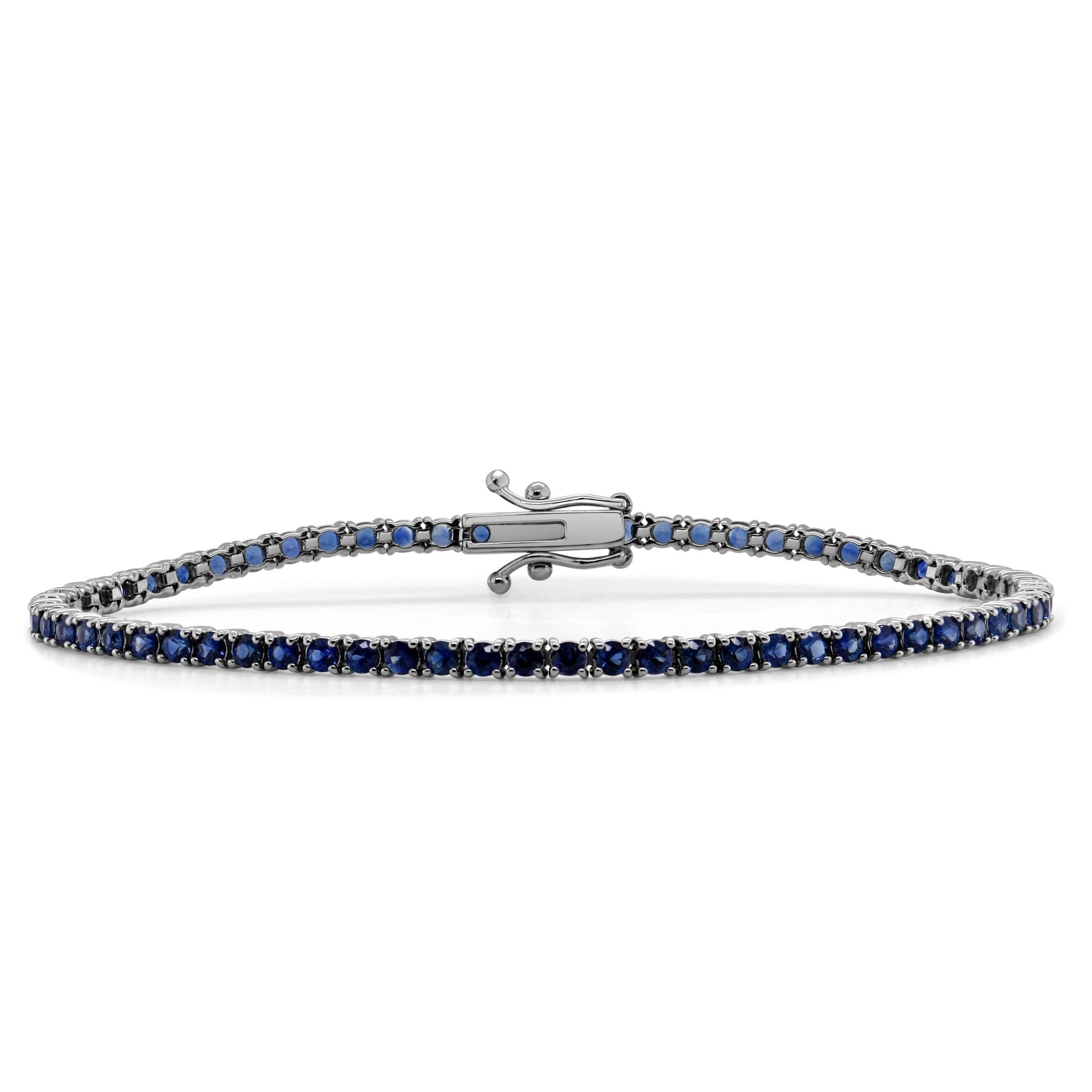 Blue Sapphire Tennis Bracelet