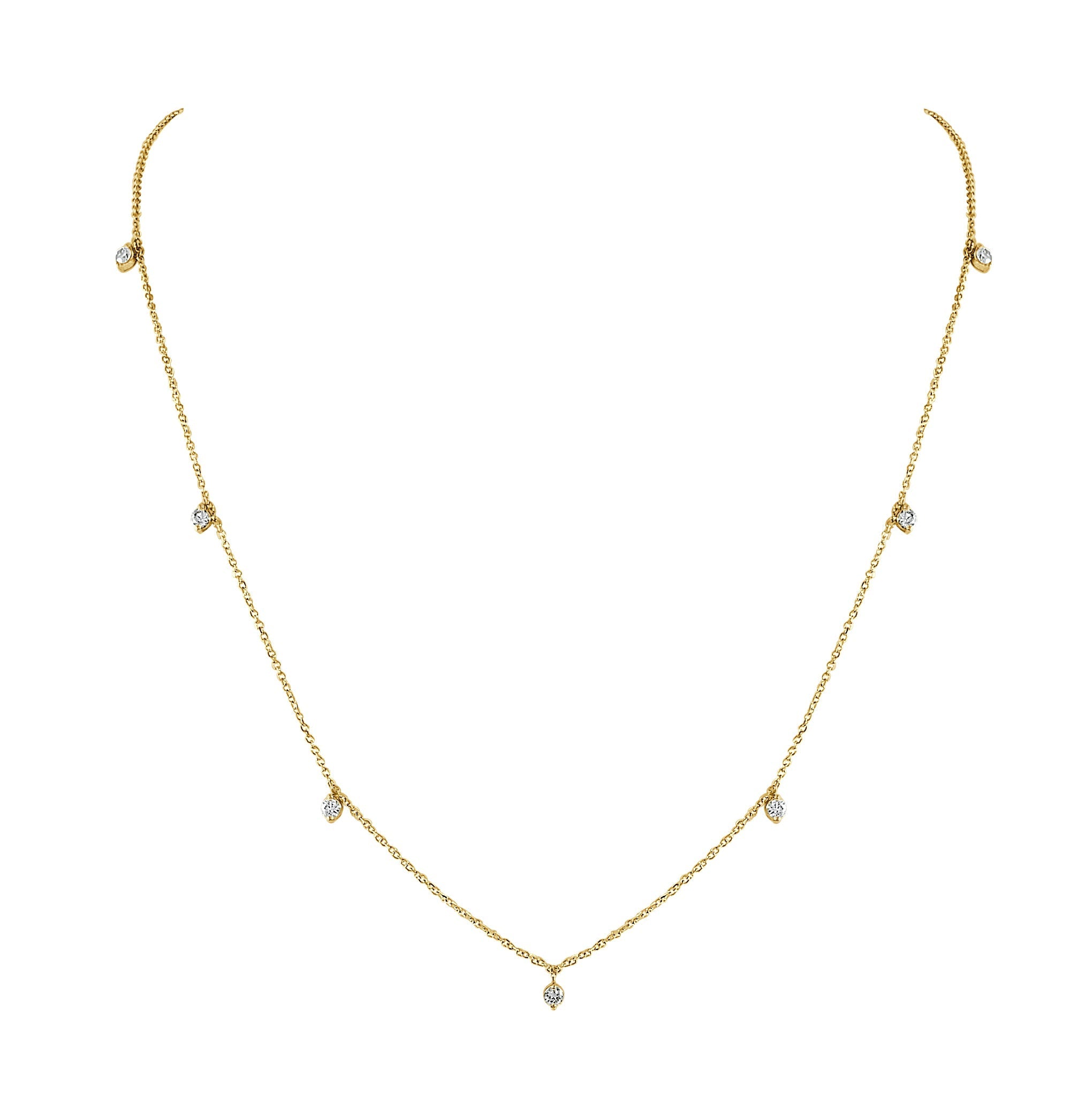 Dangle Diamond Necklace