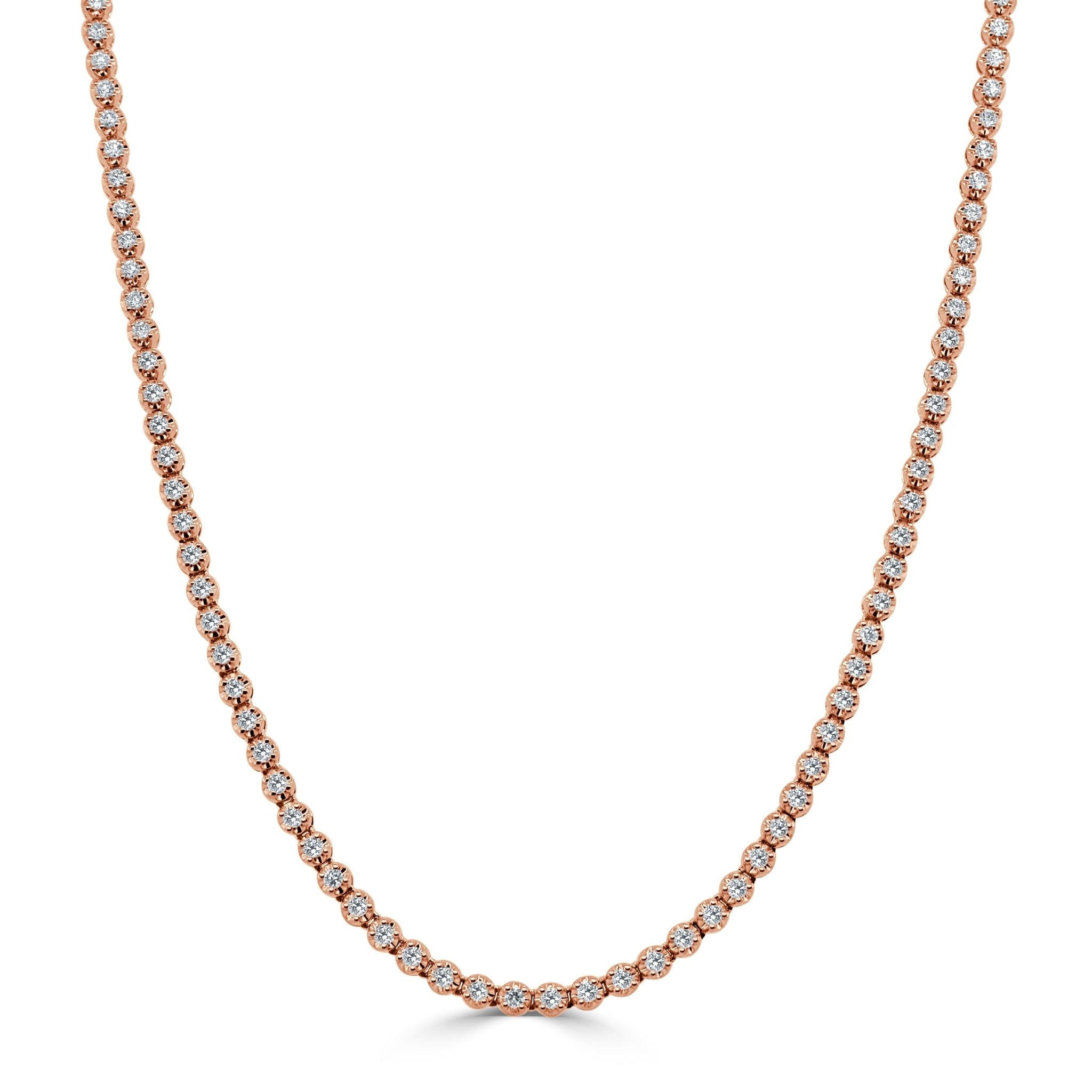 Diamond 2 - in - 1 Tennis Necklace/Bracelet