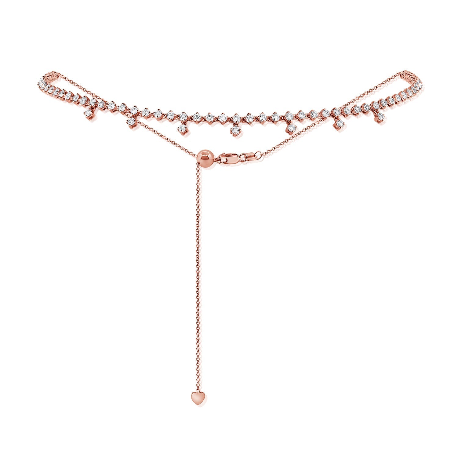 Diamond Adjustable Choker Necklace