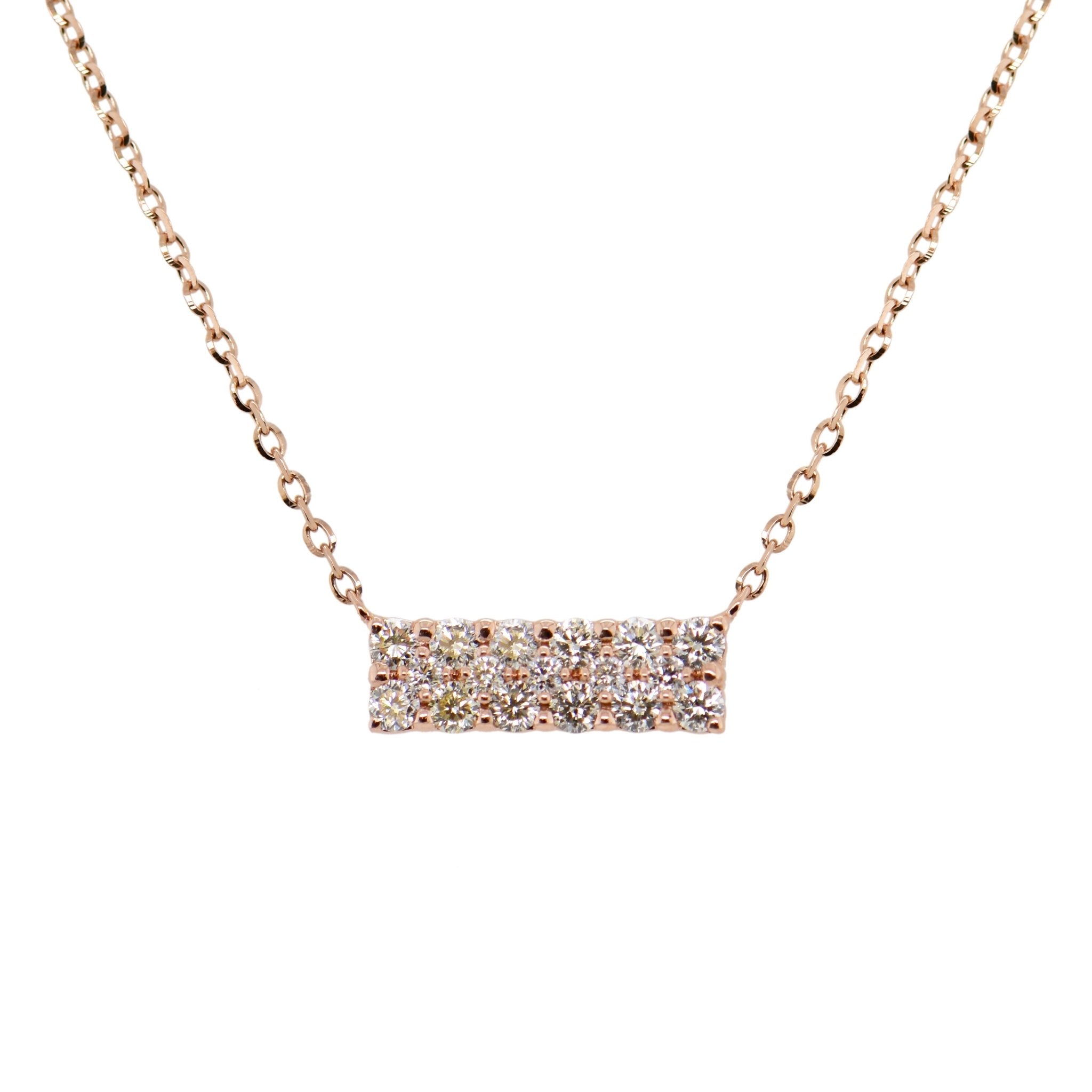 Diamond Bar Necklace