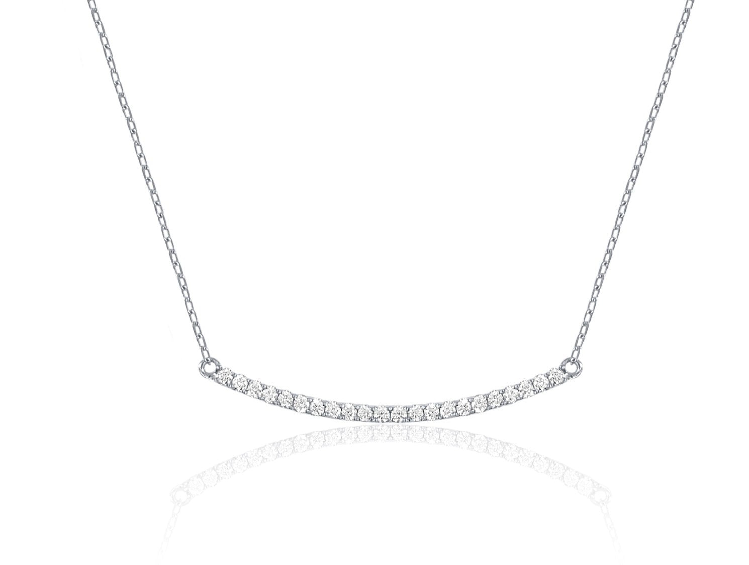 Diamond Bar Necklace
