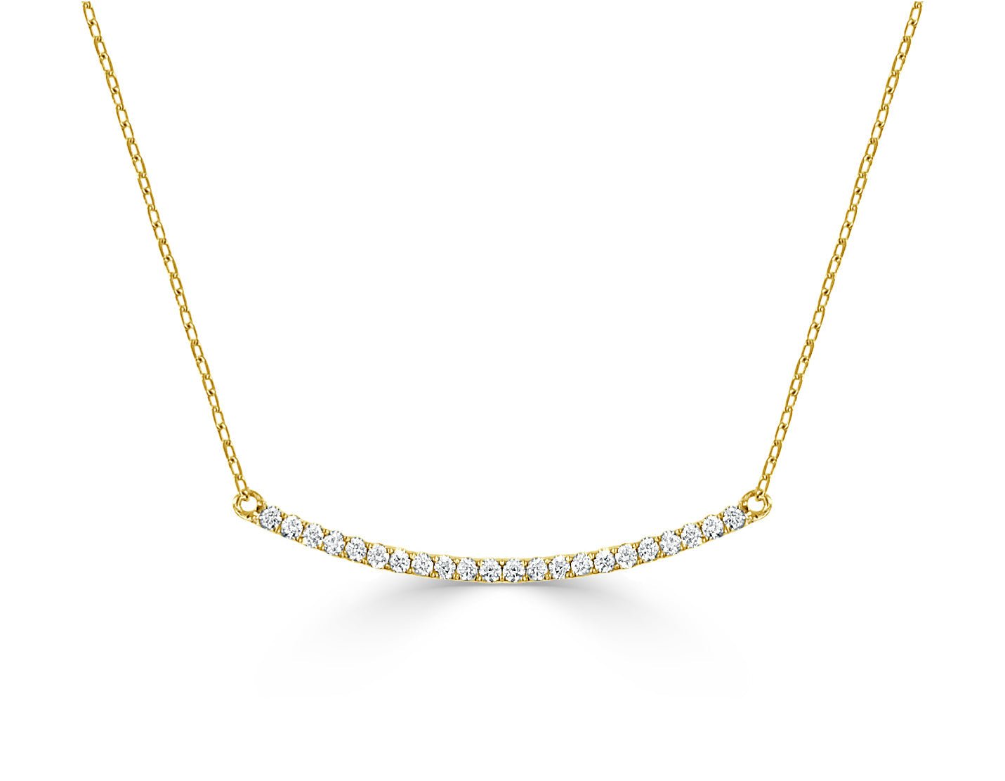 Diamond Bar Necklace