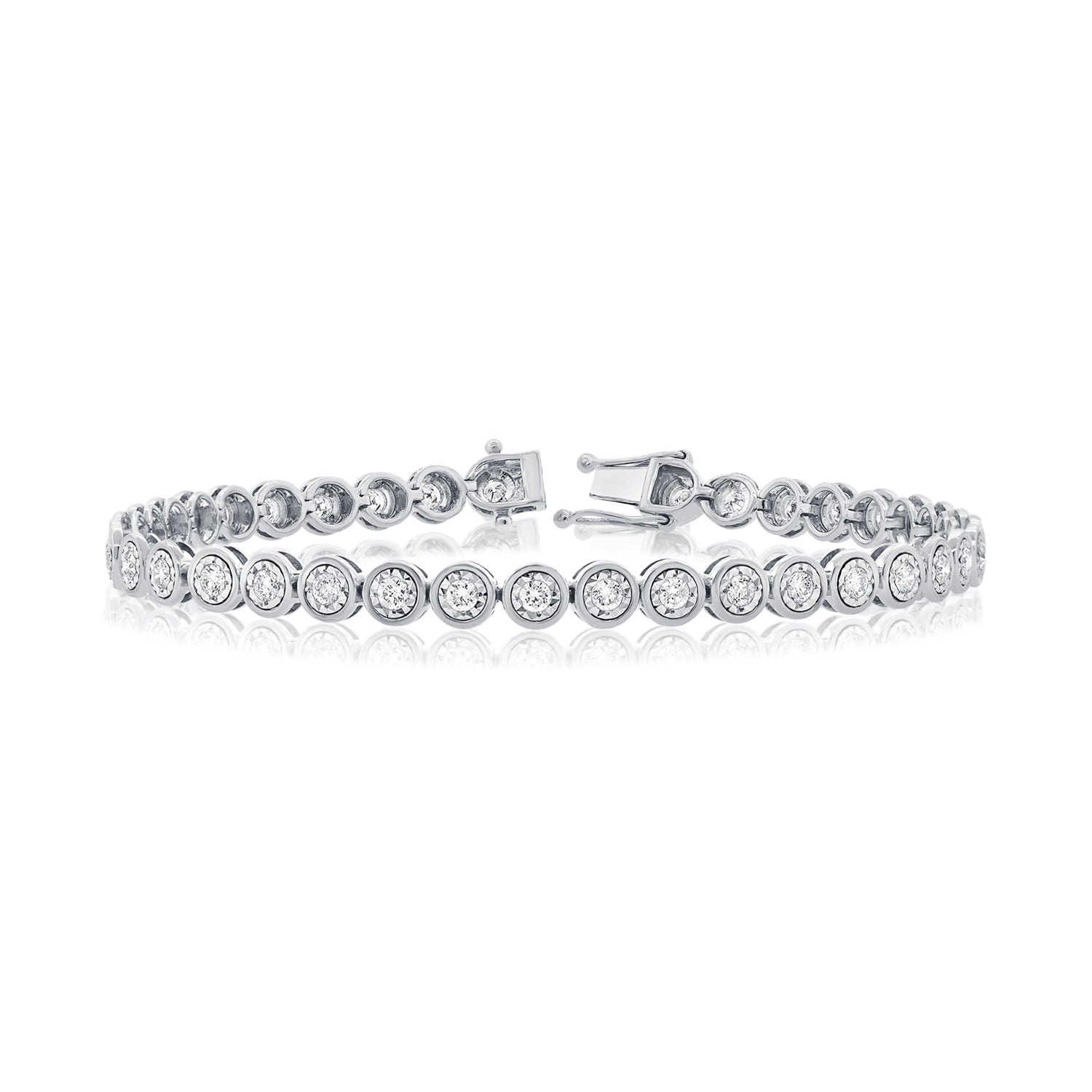 Diamond Bezel Tennis Bracelet