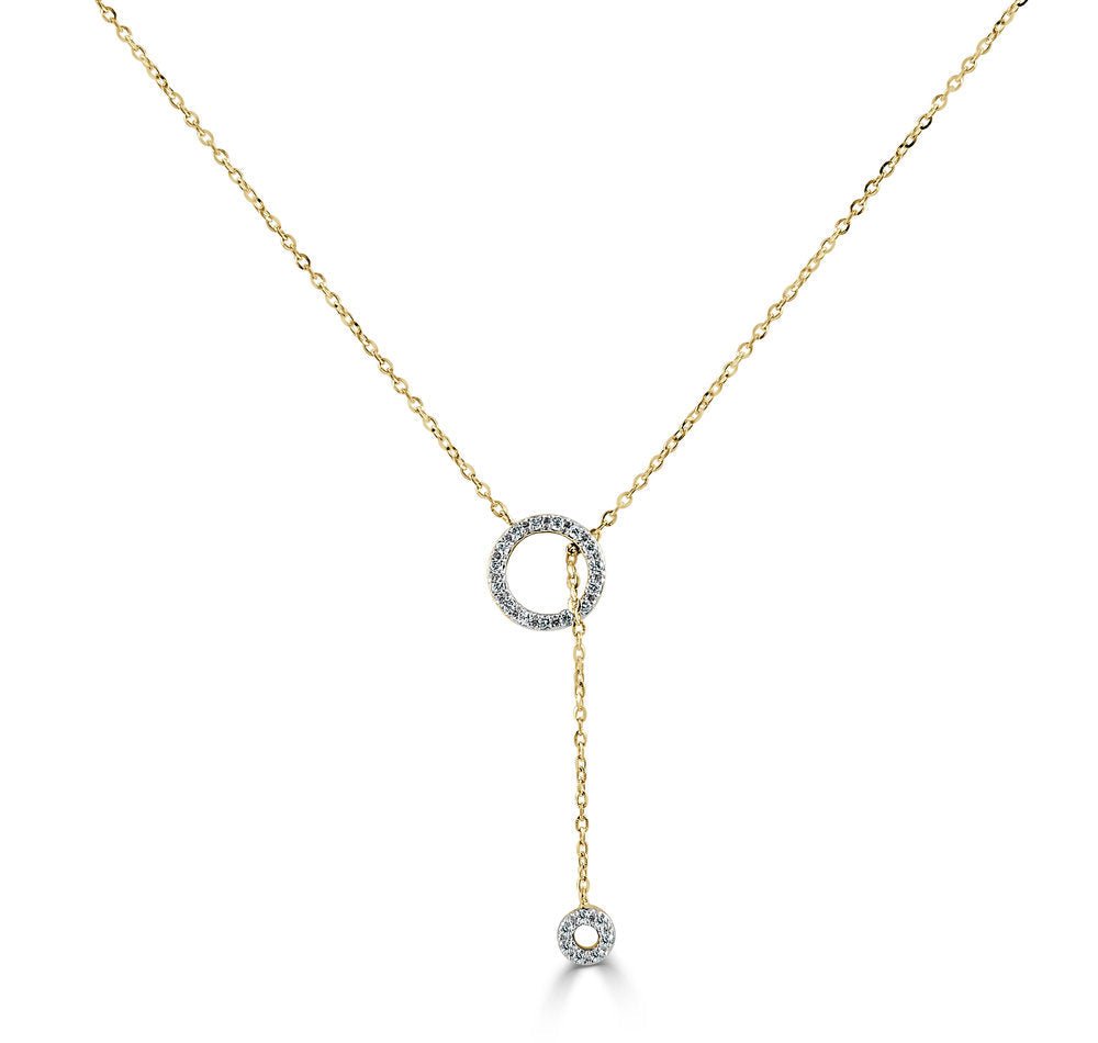 Diamond Circle Necklace