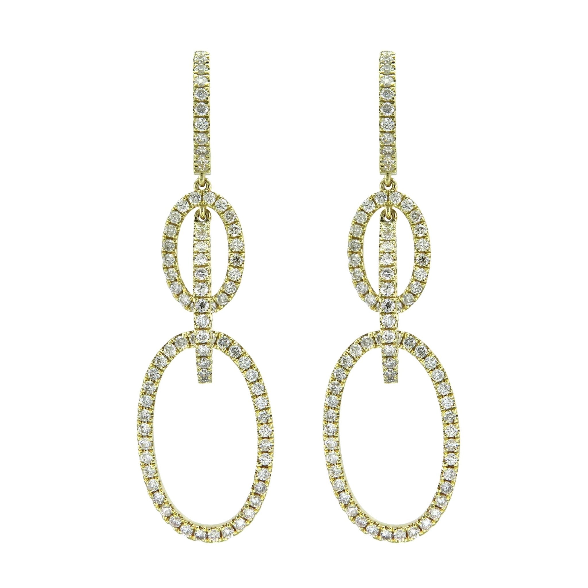 Diamond Dangle Earring