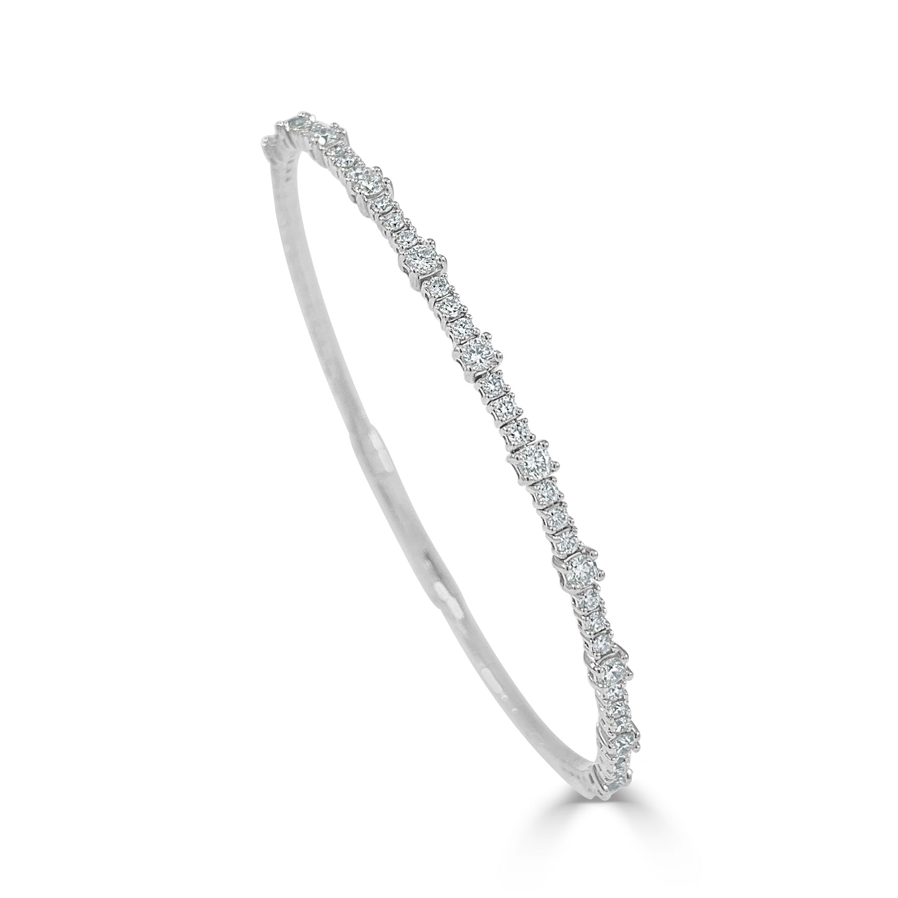 Diamond Flexible Bangle