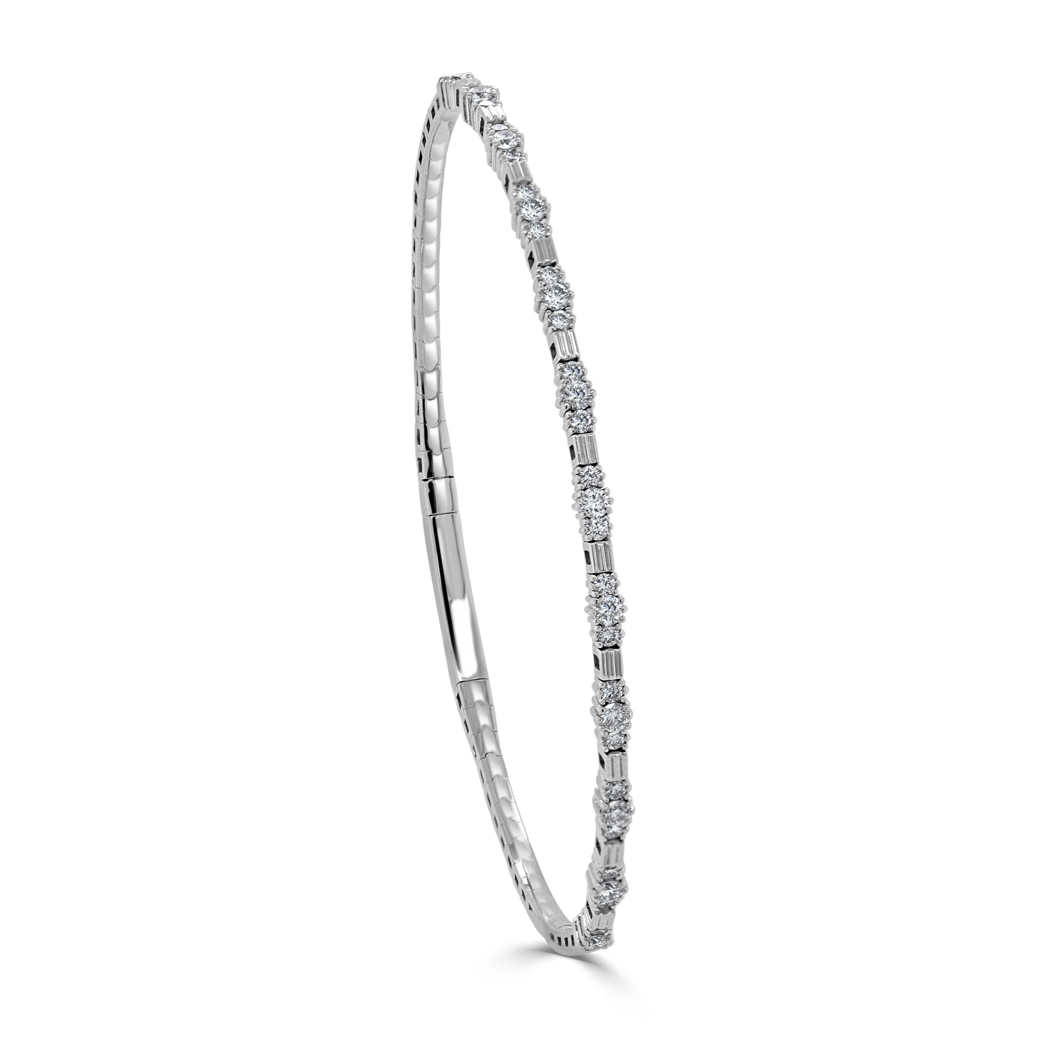 Diamond Flexible Bangle