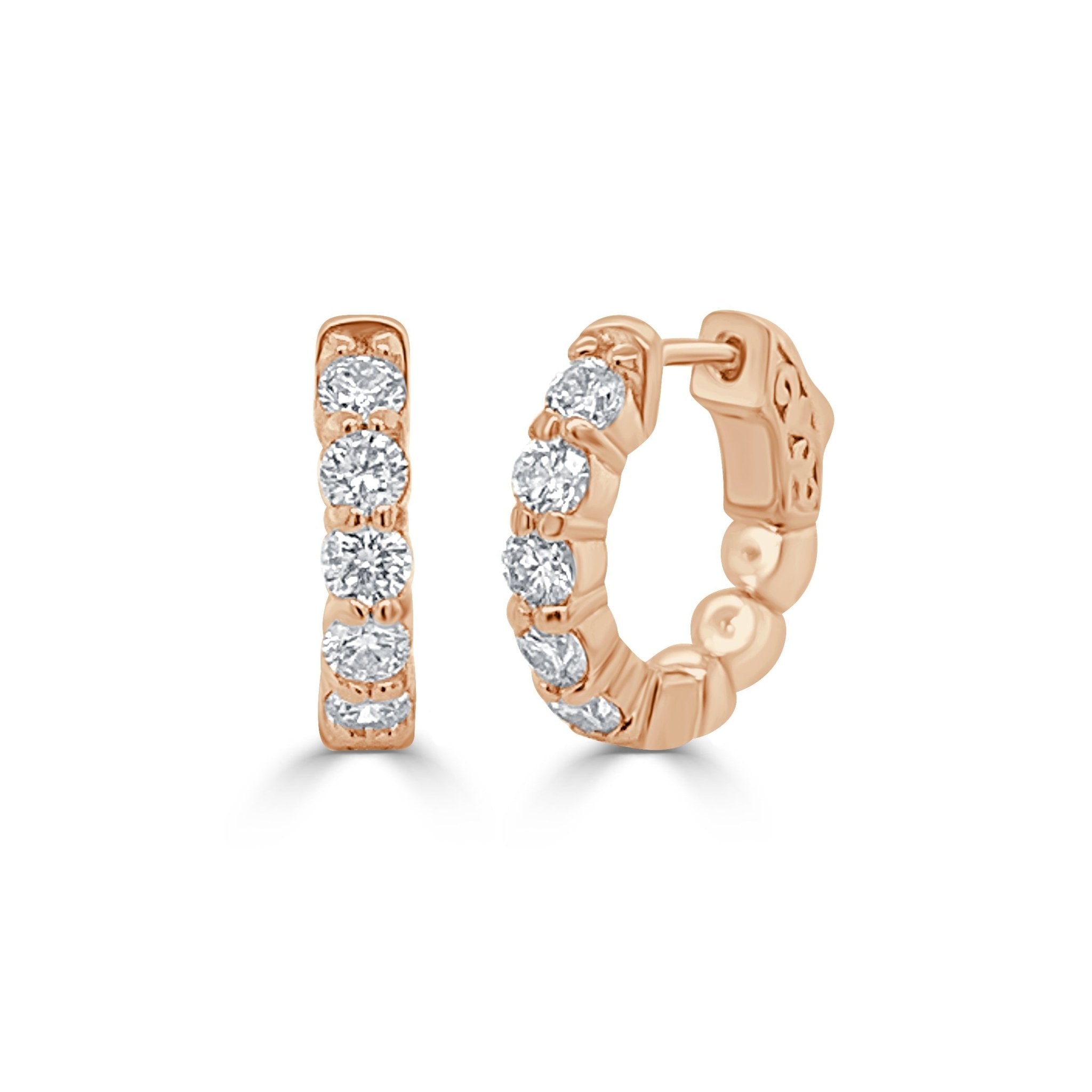 Diamond Hoop Earrings
