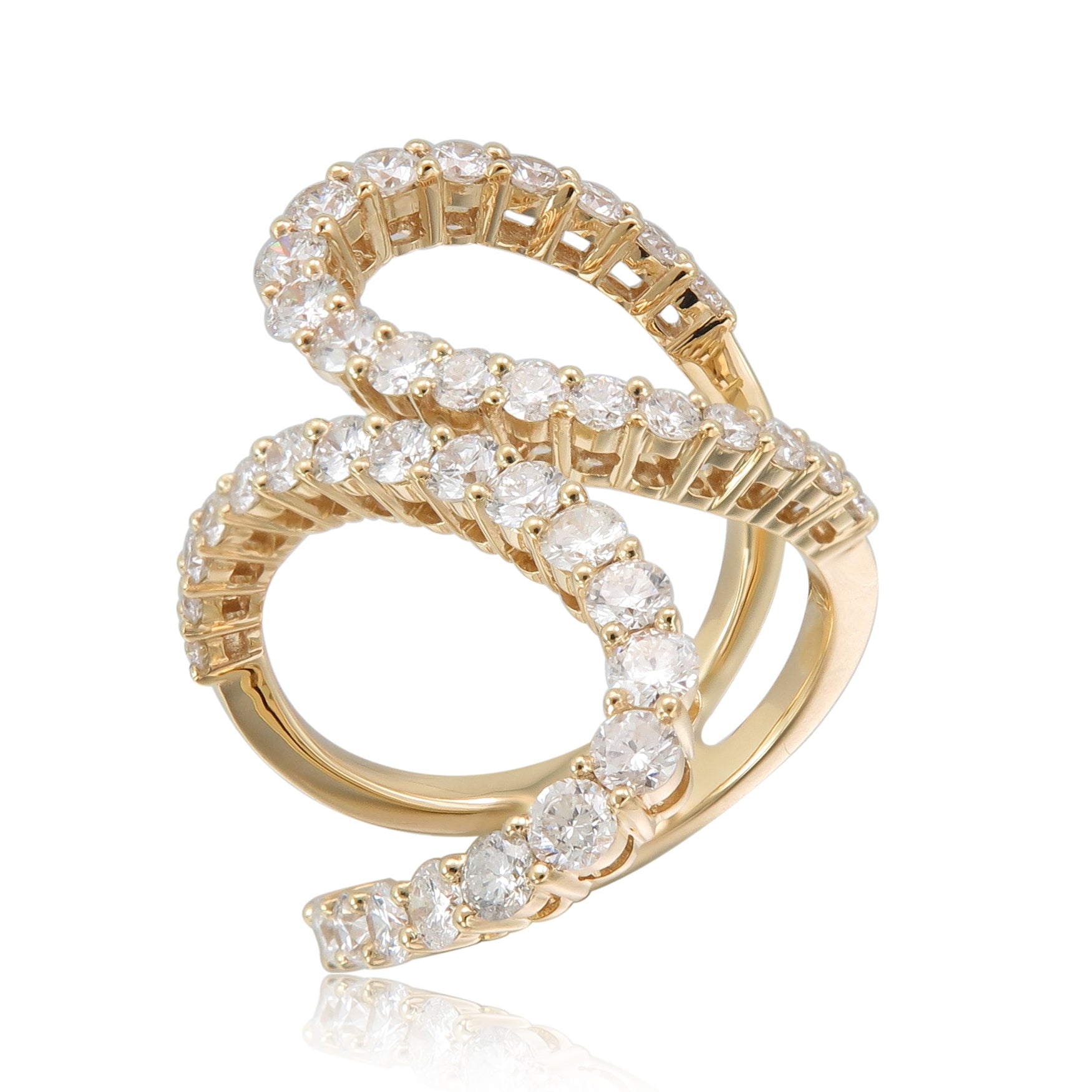 Diamond Open Ring