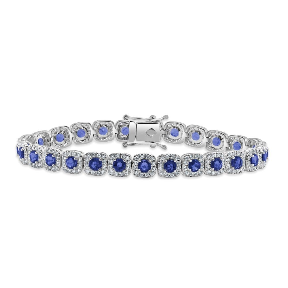 Diamond Sapphire Bracelet